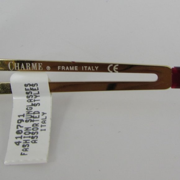 NOS / NWT Vintage Charme Attiva Egyptian Pharaoh 7536 207 Designer Sunglasses
